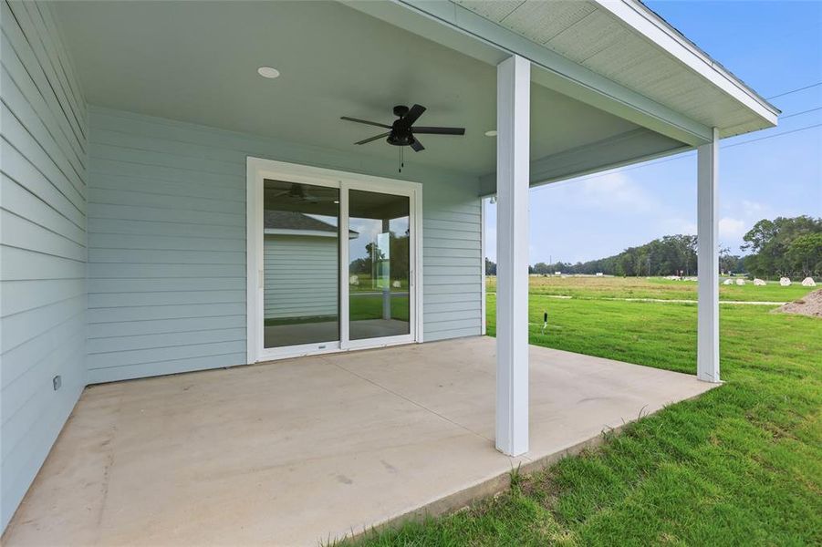 Exterior details and patio area of a home in , Newberry (Image 3). Exterior details and patio area of a home in , Newberry (Image 3).