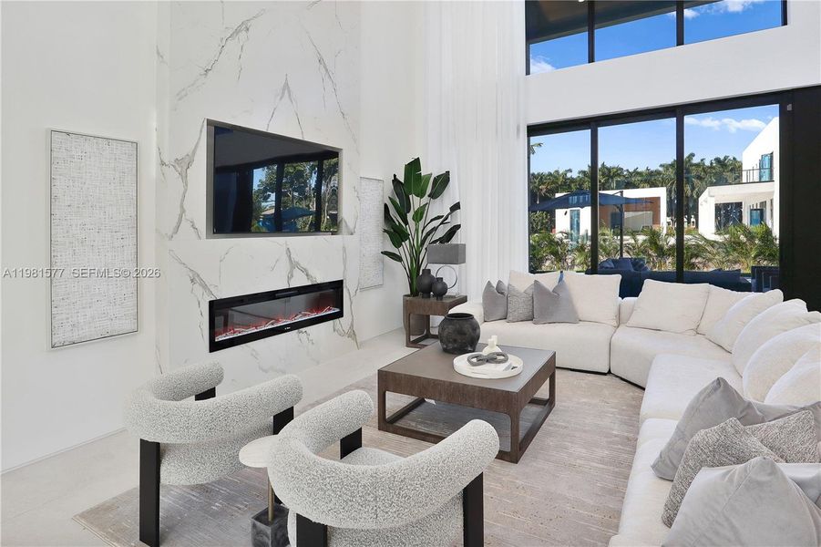 Furnished interior view inside a new home in , Davie (Image 16).