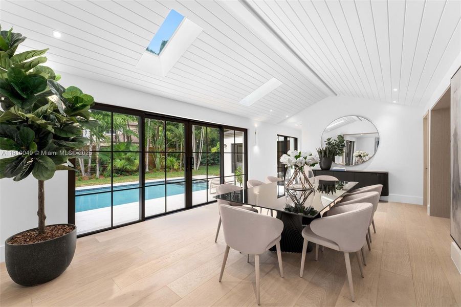 Furnished interior view inside a new home in , Miami (Image 14).