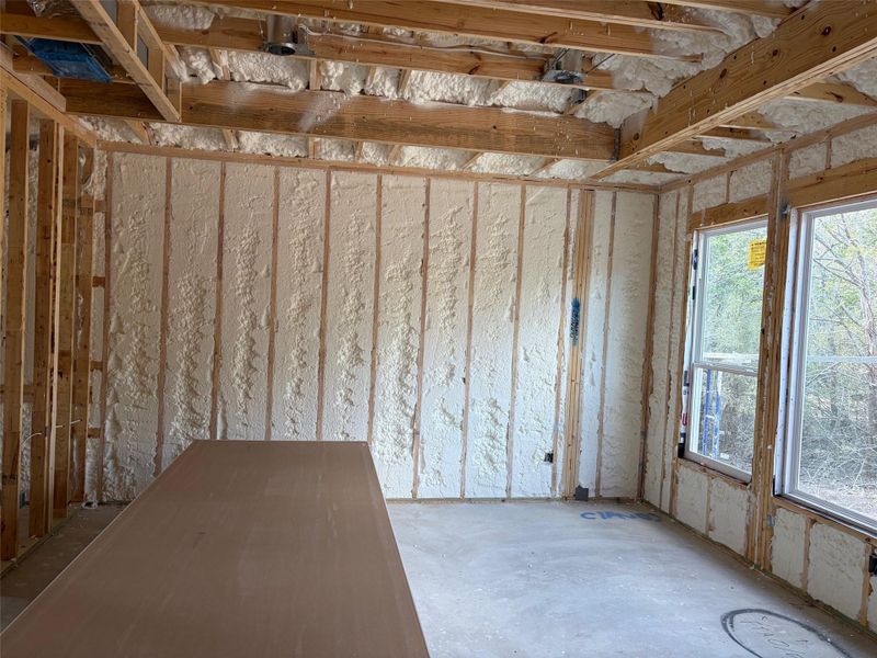 In-progress construction of a new home in The Colony- Pine Cove, Bastrop, TX (Image 9). In-progress construction of a new home in The Colony- Pine Cove, Bastrop, TX (Image 9).