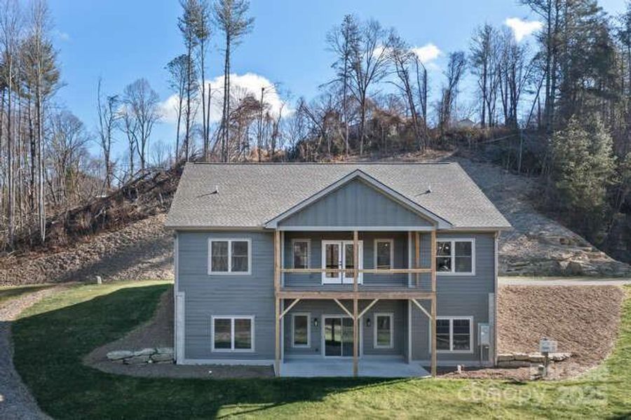 Exterior details and patio area of a home in , Fletcher (Image 18).