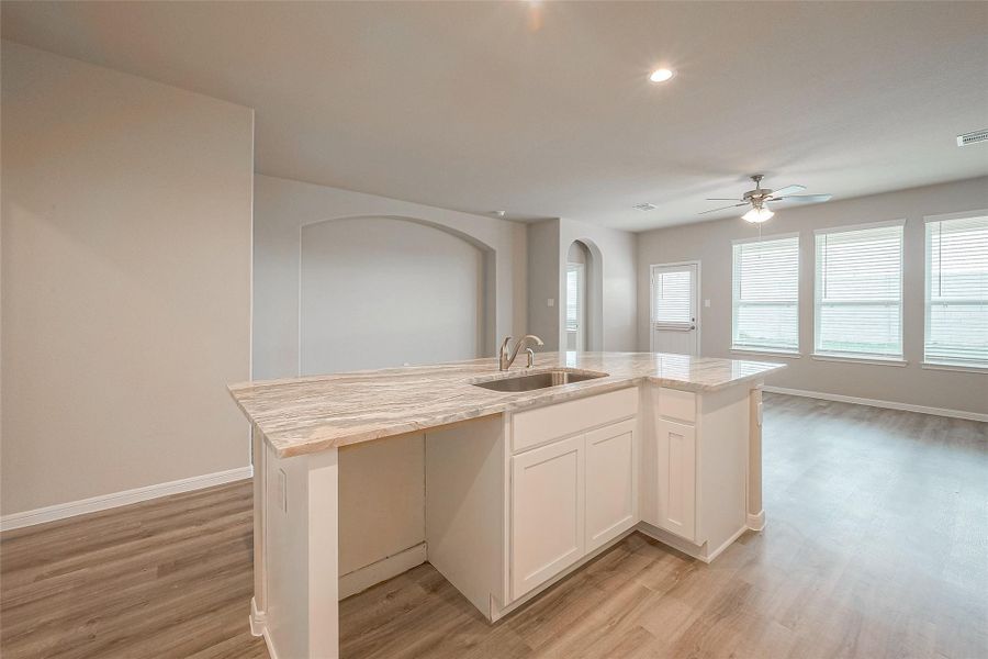 Furnished interior view inside a new home in Rollingbrook Estates, Baytown (Image 8). Furnished interior view inside a new home in Rollingbrook Estates, Baytown (Image 8).