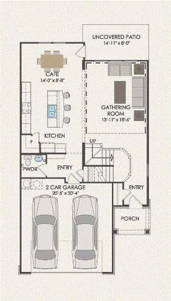 Pulte Homes, Gordon floor plan