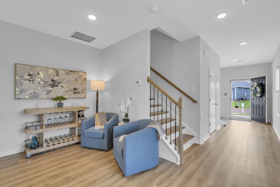 Representative furnished interior of a home built from the Crestfall II by Great Southern Homes in Worthington, Hephzibah (Image 9).