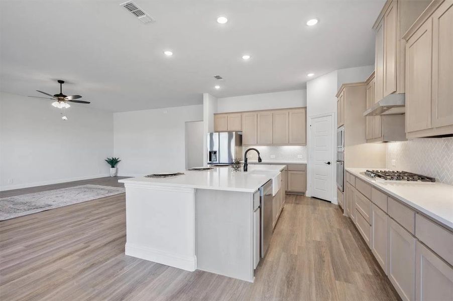 Furnished interior view inside a new home in Estates At Baker Park, Sherman (Image 11).