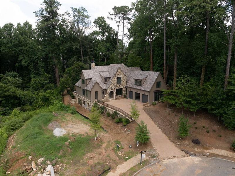 In-progress construction of a new home in Blue Heron Walk, Atlanta, GA (Image 28).
