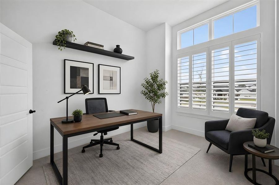 Furnished interior view inside a new home in Talon Hills, Fort Worth (Image 9).