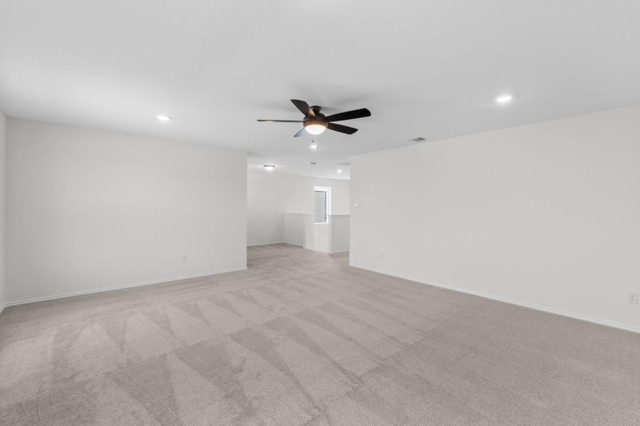 Spacious, unfurnished interior of a new home in Salerno - Heritage Collection, Round Rock (Image 10).