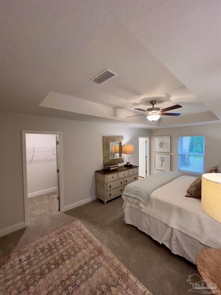 Representative furnished interior of a home built from the Plan 1454 by Adams Homes in Westpointe Place, Pensacola (Image 11).