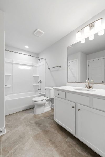 Furnished interior view inside a new home in Weybridge, Burlington (Image 39).