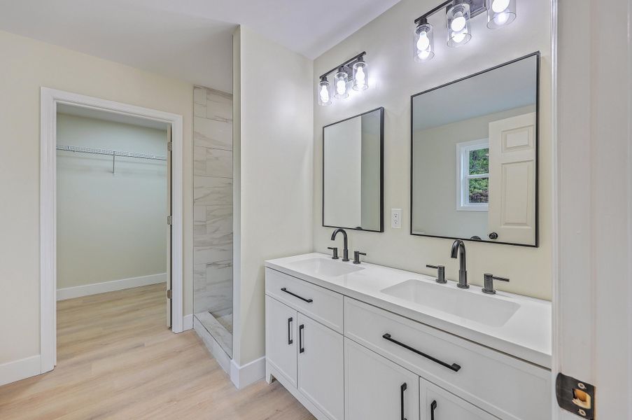 Furnished interior view inside a new home in , Pineville (Image 9). Furnished interior view inside a new home in , Pineville (Image 9).