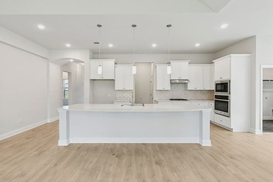 Furnished interior view inside a new home in Oaks of North Grove, Waxahachie (Image 3).