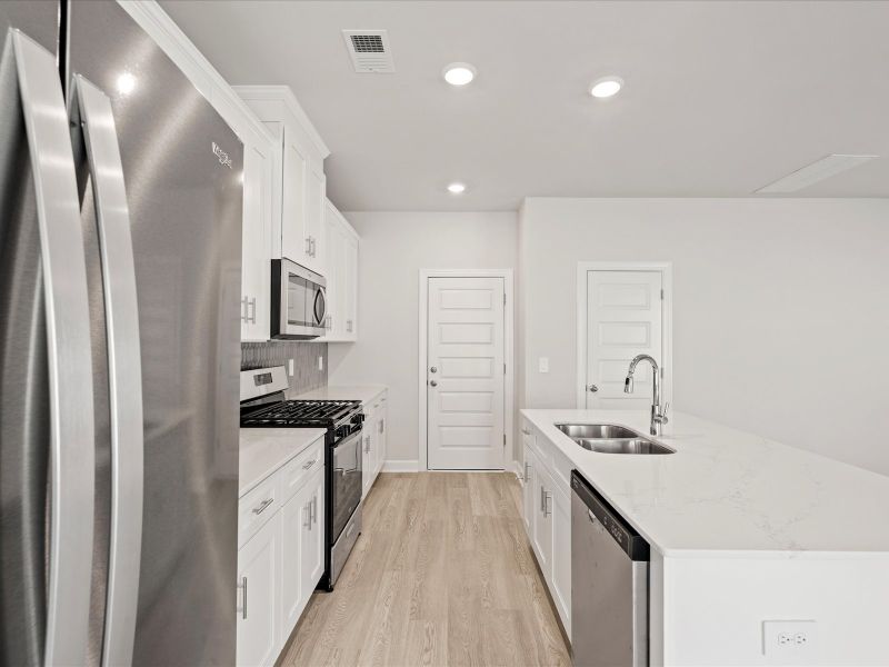 Furnished interior view inside a new home in Creek Ridge - Heritage Collection, Spartanburg (Image 5).