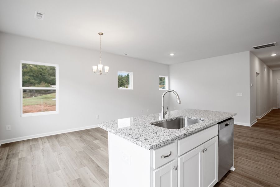 Furnished interior view inside a new home in Georgias Landing, Raleigh (Image 9).