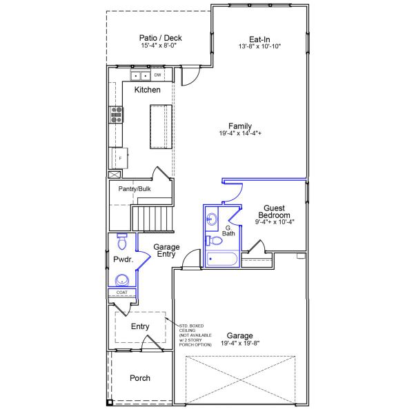 2D floor plan layout of this home in Sweetbrier, Durham, NC (Image 2). 2D floor plan layout of this home in Sweetbrier, Durham, NC (Image 2).