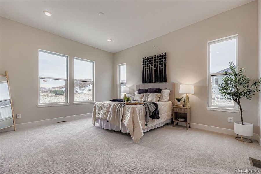 Furnished interior view inside a new home in Hillside at Castle Rock, Castle Rock (Image 12).