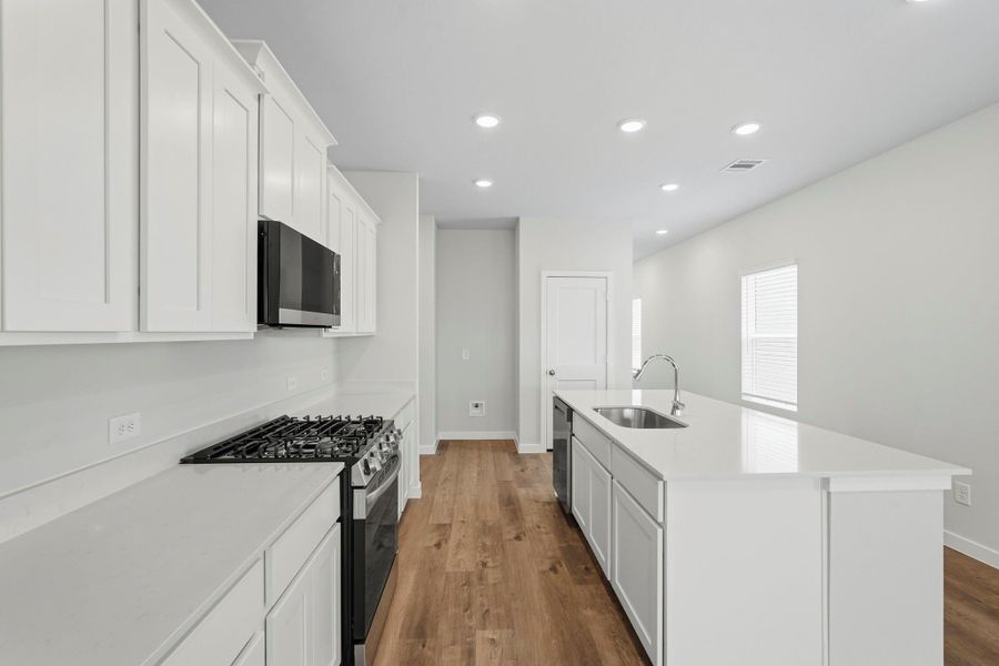 Furnished interior view inside a new home in Northpark South, Porter (Image 6).