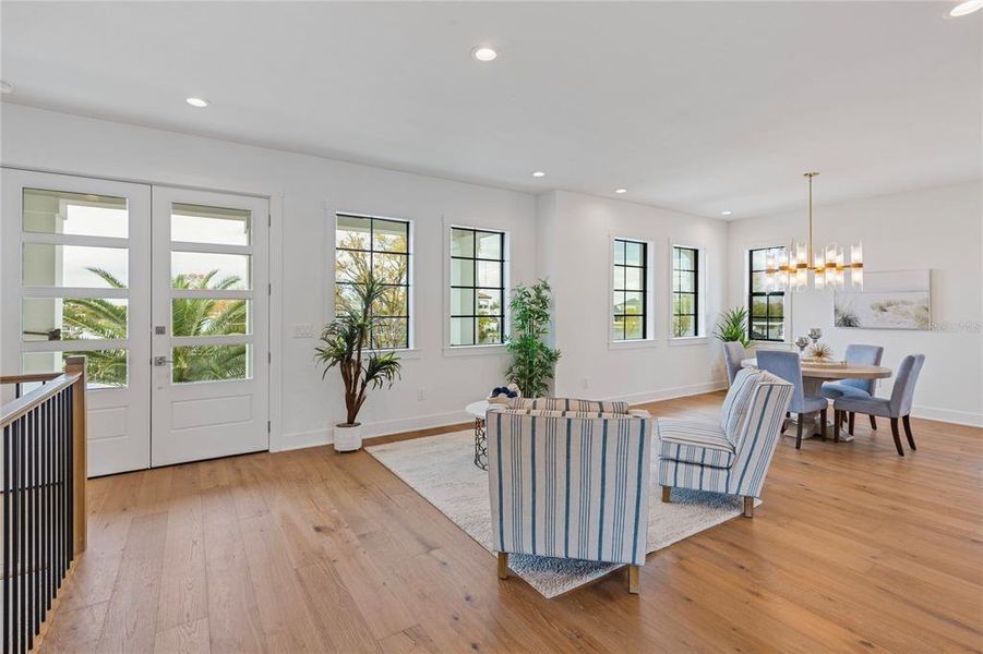 Furnished interior view inside a new home in , St. Petersburg (Image 29).