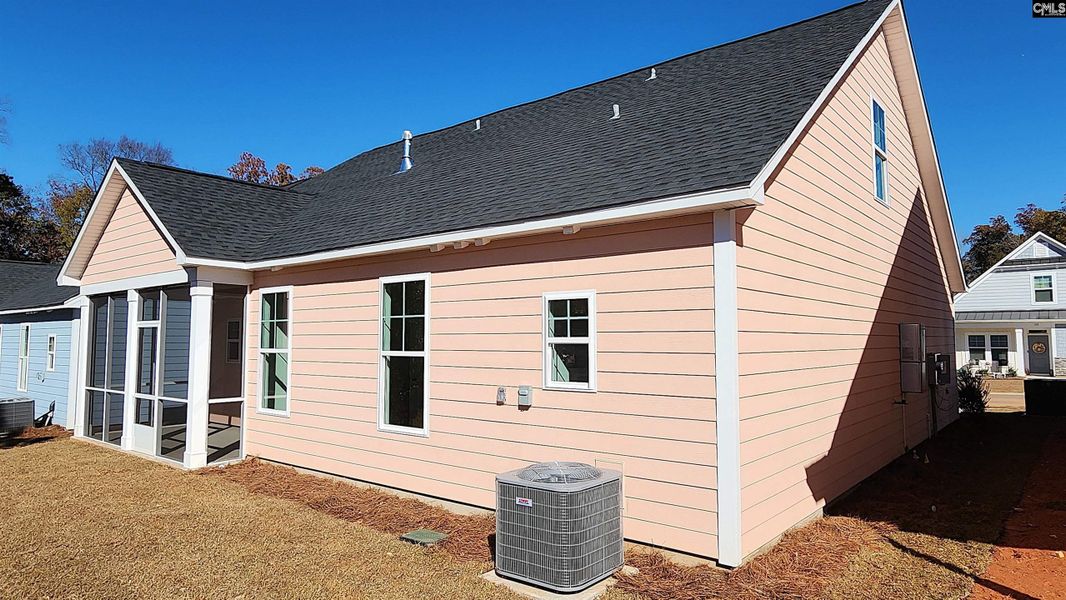 Exterior details and patio area of a home in Bickley Station, Irmo (Image 4).