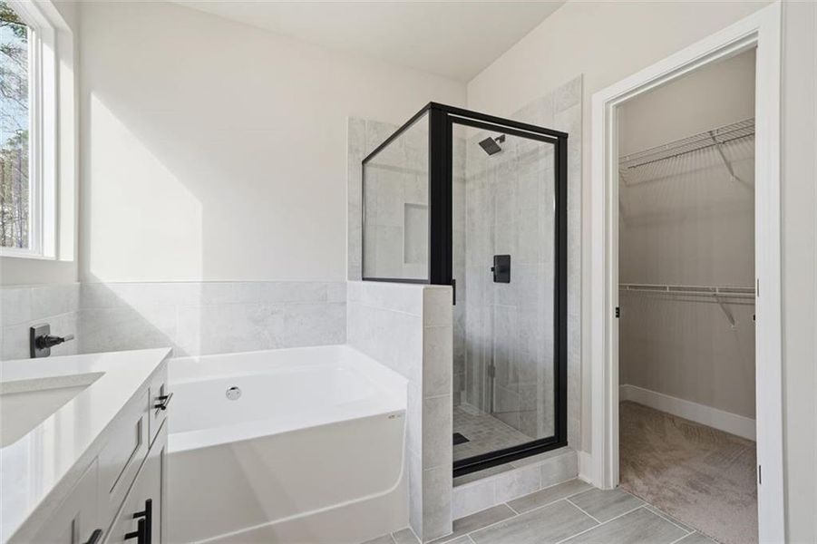 Furnished interior view inside a new home in , Conyers (Image 12).