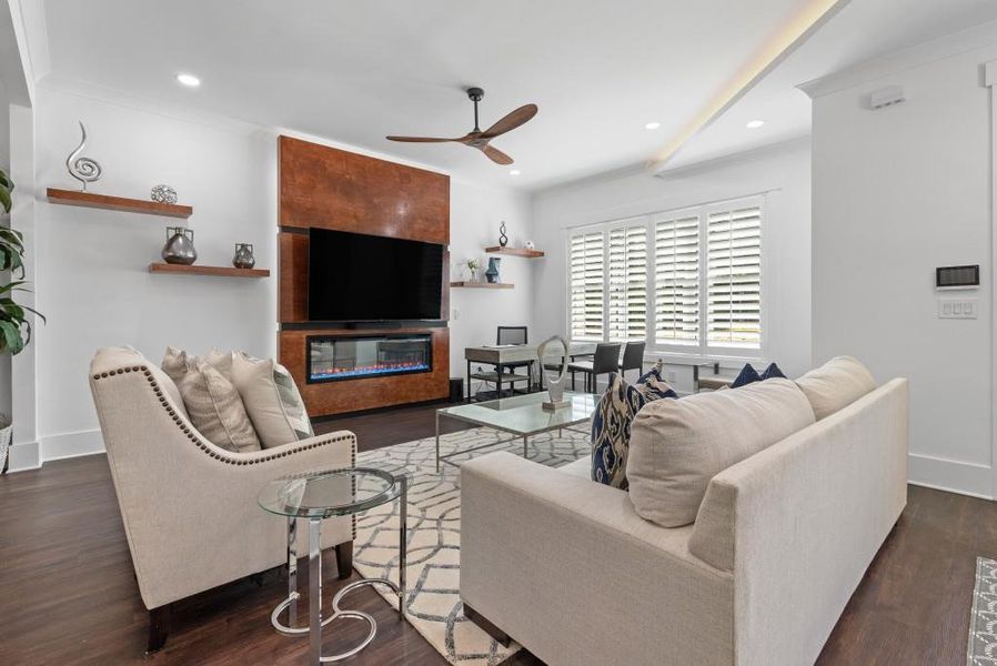 Furnished interior view inside a new home in , Stockbridge (Image 6).