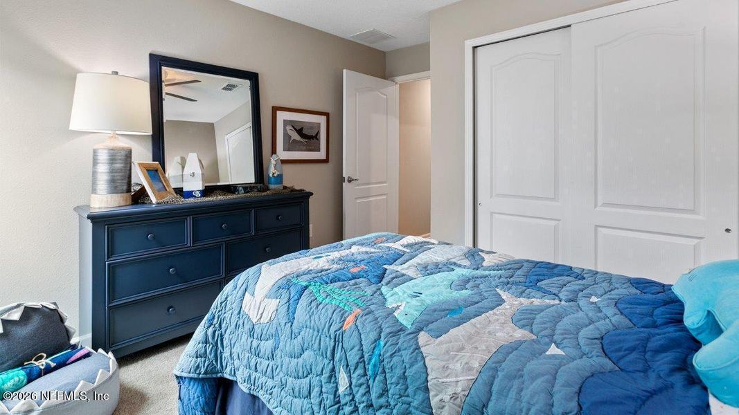 Furnished interior view inside a new home in Sawmill Branch, Palm Coast (Image 9). Furnished interior view inside a new home in Sawmill Branch, Palm Coast (Image 9).