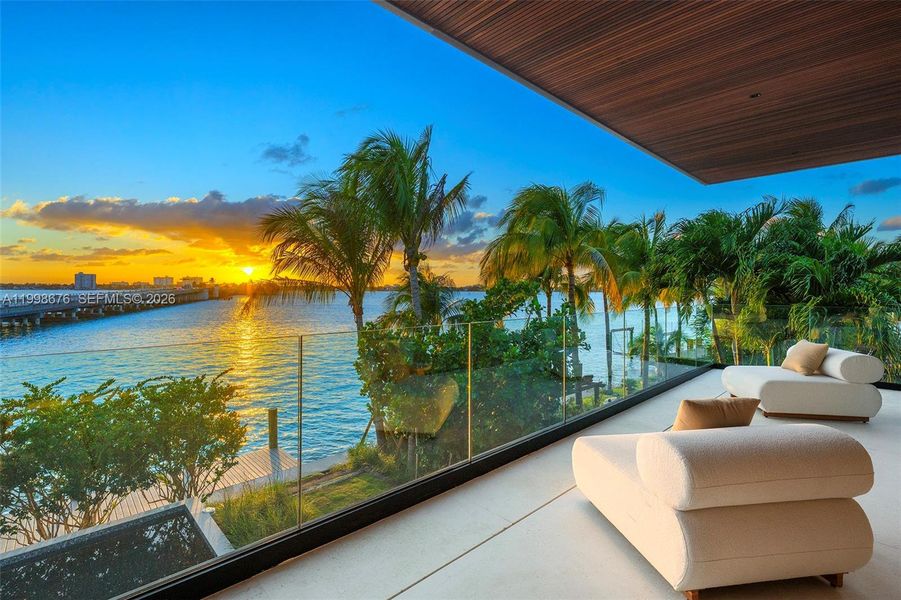 Exterior details and patio area of a home in , Bay Harbor Islands (Image 28).