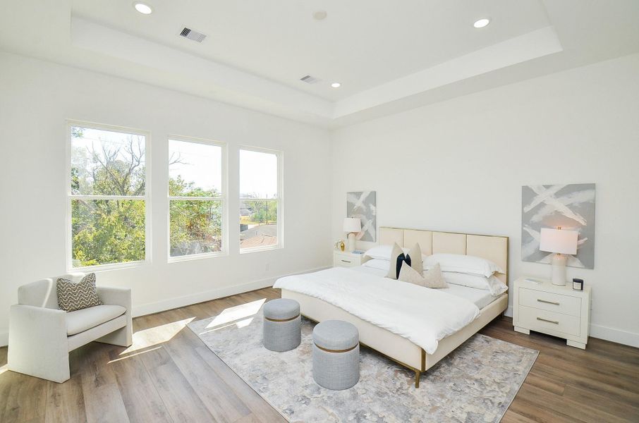 Primary Bedroom (Sample photo from similar floor plan built by the builder)