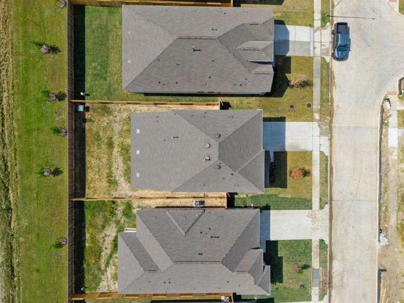 This aerial view of your home shows the amazing view of your lot. This aerial view of your home shows the amazing view of your lot.
