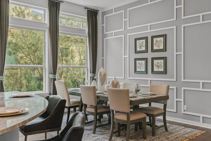 Representative furnished interior of a home built from the Owen by Chesmar Homes in Highland Village, Georgetown (Image 8). Representative furnished interior of a home built from the Owen by Chesmar Homes in Highland Village, Georgetown (Image 8).