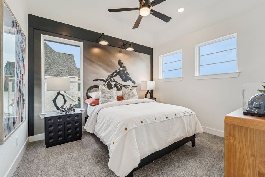 Furnished interior view inside a new home in Briarley, Montgomery (Image 60).