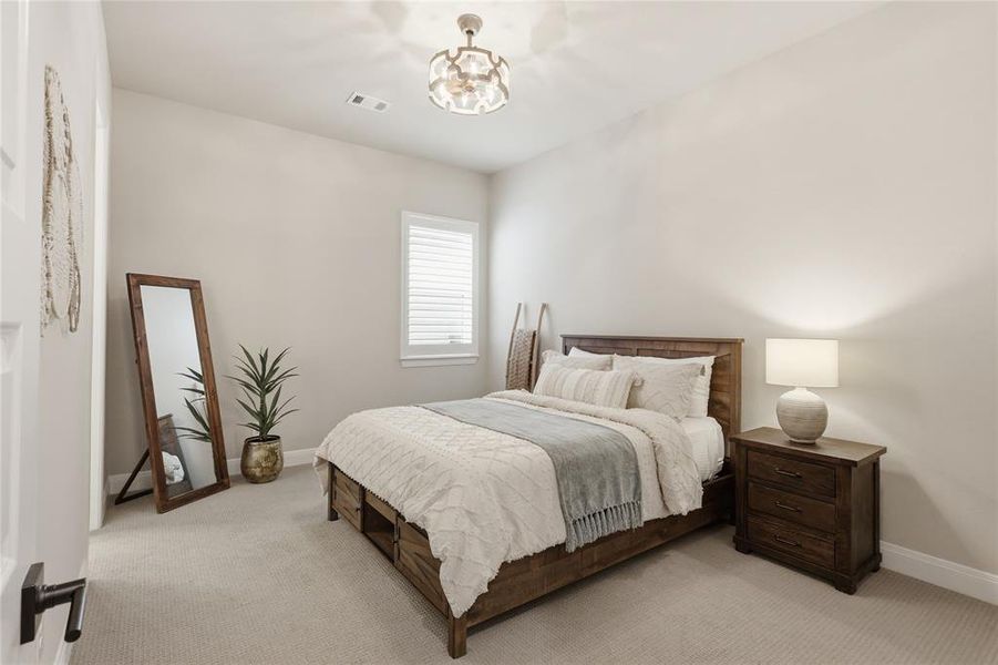 Furnished interior view inside a new home in Pecan Square – Classics, Northlake (Image 22).
