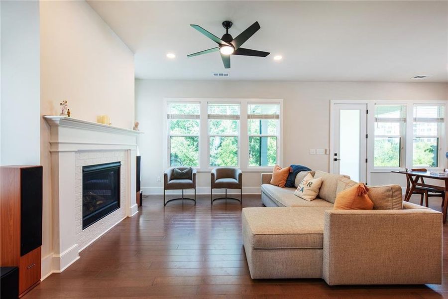 Furnished interior view inside a new home in , Cumming (Image 15). Furnished interior view inside a new home in , Cumming (Image 15).