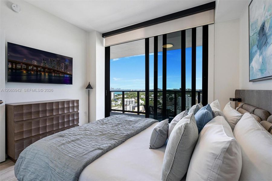 Furnished interior view inside a new home in , Miami Beach (Image 19).