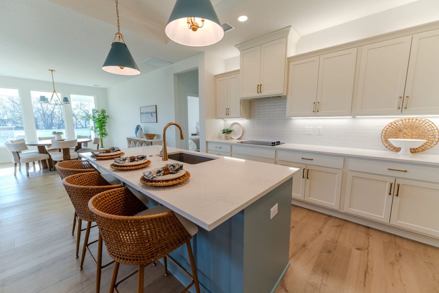 Representative furnished interior of a home built from the Casina by Perfection Builders in The Courtyards at The Heritage, Andover (Image 6).