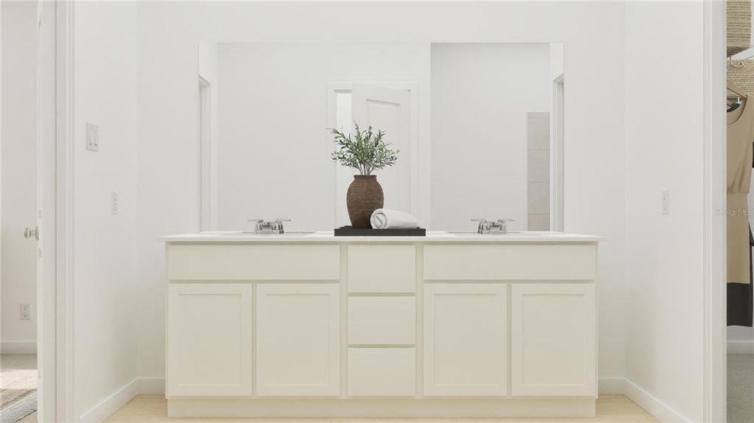 Furnished interior view inside a new home in , Clermont (Image 25).