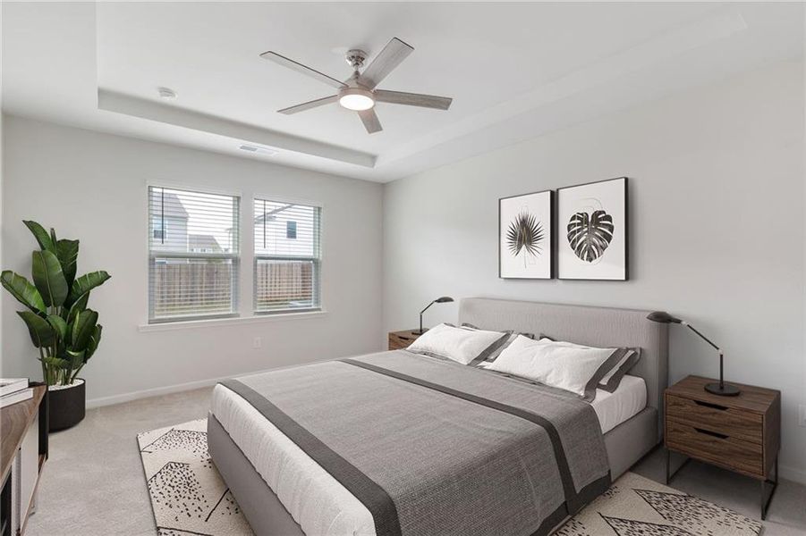 Furnished interior view inside a new home in , McDonough (Image 12).