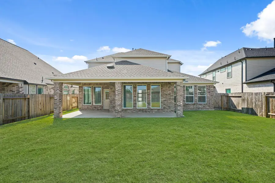 Exterior details and patio area of a home in Morton Creek Ranch, Katy (Image 4). Exterior details and patio area of a home in Morton Creek Ranch, Katy (Image 4).