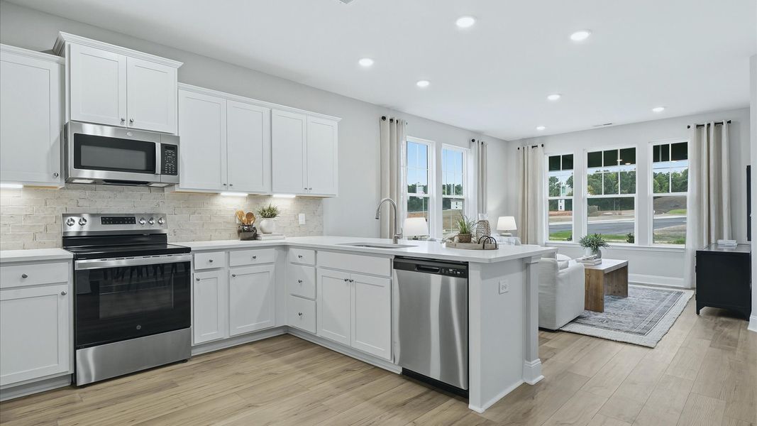 Representative furnished interior of a home built from the Winchester by DRB Homes in Mason Grove, Franklinton (Image 28).