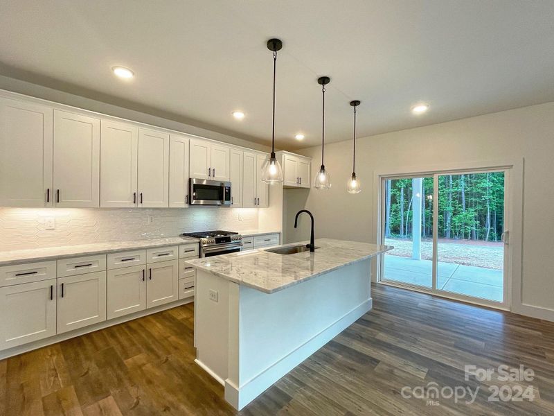 Kitchen Island with Breakfast Bar