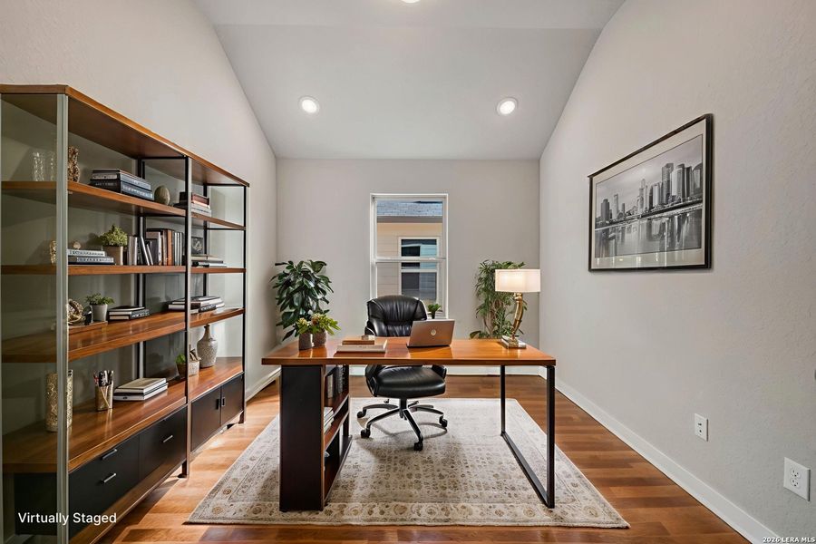 Furnished interior view inside a new home in Winding Brook, San Antonio (Image 12).