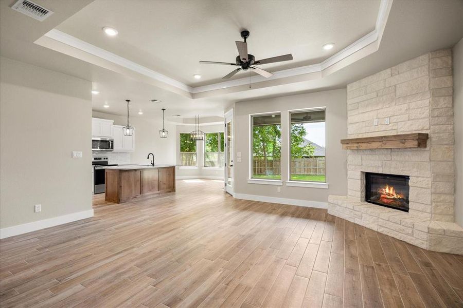 Spacious, unfurnished interior of a new home in , Granbury (Image 14). Spacious, unfurnished interior of a new home in , Granbury (Image 14).