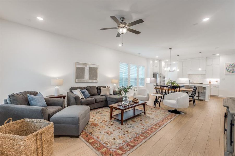 Furnished interior view inside a new home in Painted Tree - South, McKinney (Image 13).