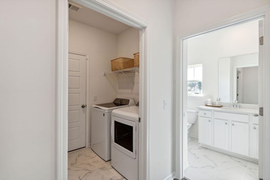 Furnished interior view inside a new home in , Summerville (Image 5). Furnished interior view inside a new home in , Summerville (Image 5).