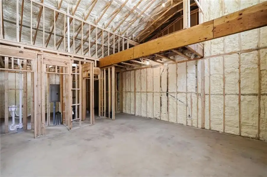 In-progress construction of a new home in , Roswell, GA (Image 74).