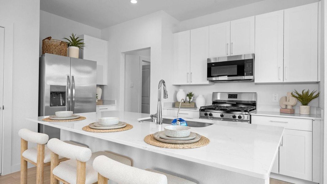 Elevations, exterior/ interior colors, options, available upgrades that require an additional charge, and standard features will vary in each community and subject change without notice. Call for details.