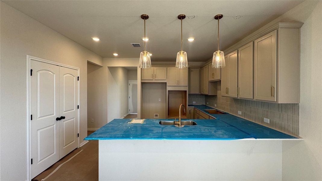 In-progress construction of a new home in Cannon Ranch, Dripping Springs, TX (Image 16).