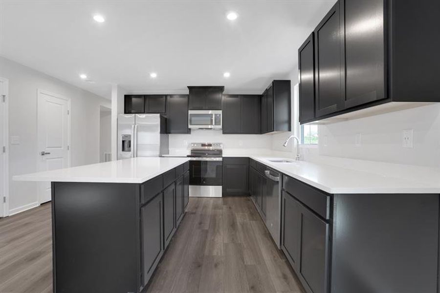 Furnished interior view inside a new home in Summertree, Stone Mountain (Image 8).