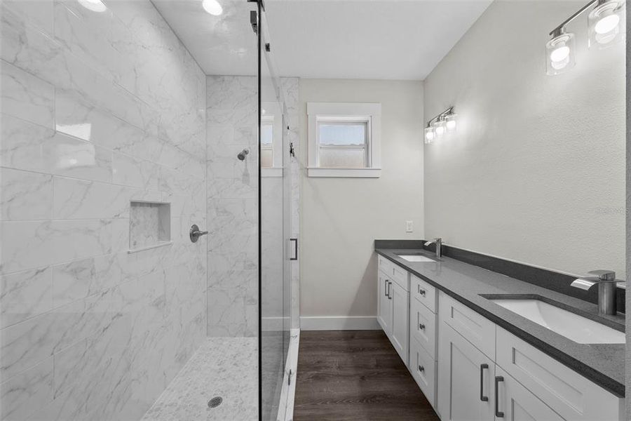 Furnished interior view inside a new home in , Tampa (Image 9). Furnished interior view inside a new home in , Tampa (Image 9).