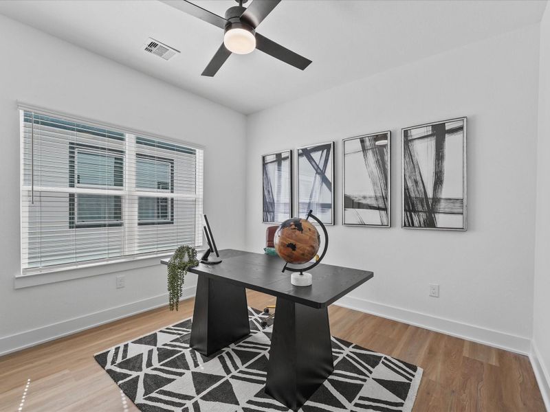Furnished interior view inside a new home in , Houston (Image 14).
